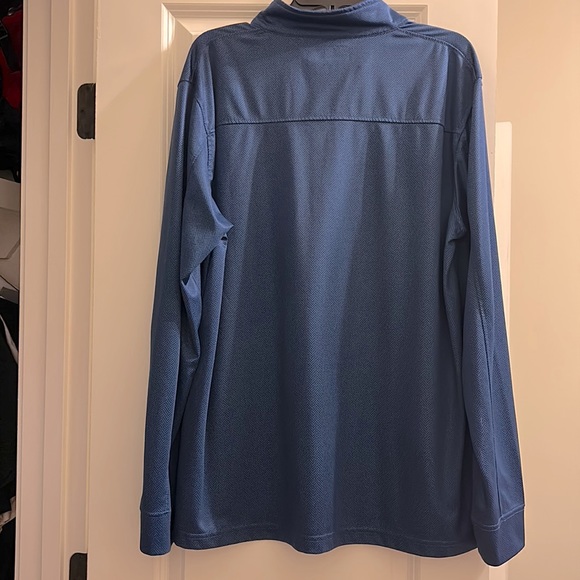 Men’s blue quarter zip pull over with red Mississippi logo XL - Picture 5 of 5